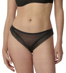 Koronkowe majtki damskie czarne TRIUMPH Tempting Tulle Tai Figi XL