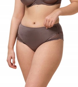 Koronkowe MAJTKI DAMSKIE Wyższy Stan Figi Triumph Ladyform Soft Maxi 38 M