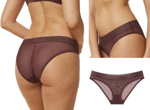 Obniżone Majtki damskie FIGI Triumph Tempting Sheer Highleg Tai Gładkie M