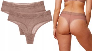 Majtki STRINGI damskie TRIUMPH Stringi Highwaist String 2 SZTUKI S