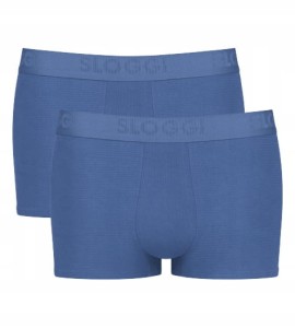 Majtki męskie BAWEŁNIANE bokserki SLOGGI 2 SZTUKI dwupak HIPSTERY 2x M