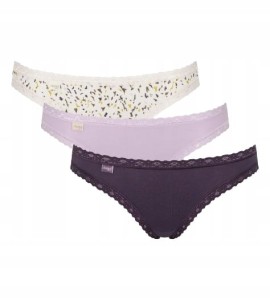Majtki damskie 3 KOLORY 3 SZTUKI Sloggi 24/7 Weekend Tanga C3P 44 XXL