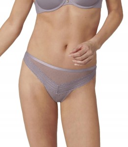 Stringi MAJTKI DAMSKIE z dziurą Triumph Tempting Tulle Hipster String L 40