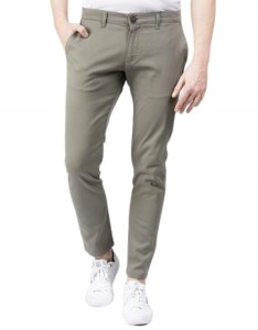 Eleganckie SPODNIE MĘSKIE CHINOSY Cross Jeans Chino BAWEŁNIANE długie 33/34