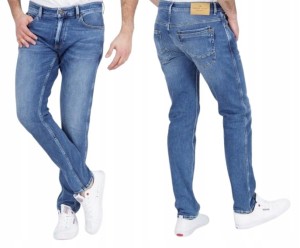 Spodnie męskie jeans CROSS JEANS BLAKE Jeansy proste Wysoki stan 31/34