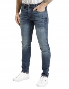Spodnie męskie jeans klasyczne jeansy rurki 33/30