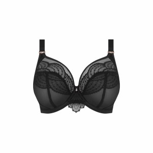 CZARNY Biustonosz Plus Size Elomi Priya EL4550 GŁĘBOKI DEKOLT