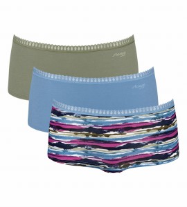 Damskie SZORTY Sloggi majtki damskie BAWEŁNIANE 3 szt GO Crush Short C3P M