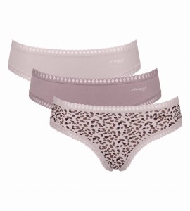 Majtki damskie FIGI Hipster Sloggi GO Crush Hipster C3P BAWEŁNA 3 szt XS 34