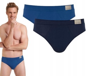 Majtki męskie 2 KOLORY SLIPY 2 SZTUKI Sloggi men GO Natural Brief C2P M