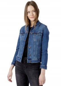 JEANSOWA KURTKA damska Katana jeansowa na wiosnę lato CROSS JEANS XXL