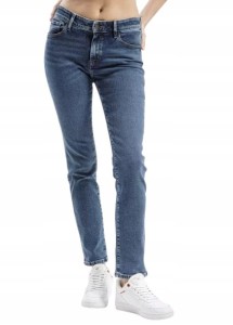 Spodnie ANYA CROSS JEANS SLIM FIT damskie Jeansy Wysokie stan W30 L28