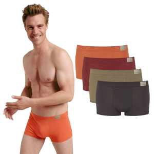 Sloggi MAJTKI MĘSKIE BOKSERKI czteropak GO Natural Hipster C4P XL M004