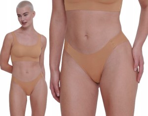 Delikatne FIGI majtki damskie Sloggi ZERO Feel HIGH Leg Bezszwowe L