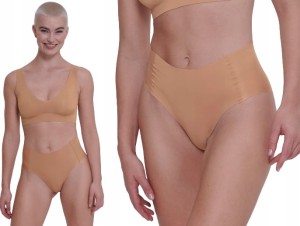 Majtki damskie Sloggi ZERO Feel 2.0 High Waist Bezszwowe JAK DRUGA SKÓRA L