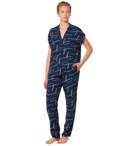 Piżama damska TRIUMPH Boyfriend Fit PW 01 Spodnie Koszulowa góra 38 M